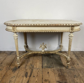 Antique French bois dore table