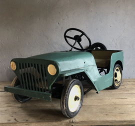 Vintage pedal car Jeep