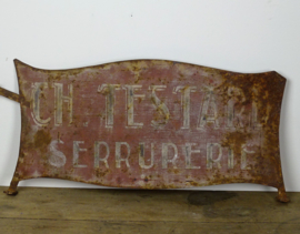 Sign  "CH testard serrurerie"