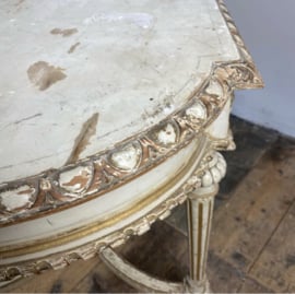 Antique French bois dore table