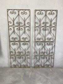 Wrought iron grille