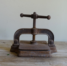 Cast iron book press