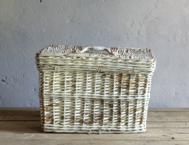 Old French wicker basket
