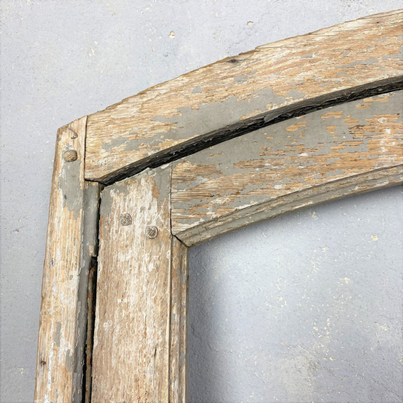 gray wooden window frame
