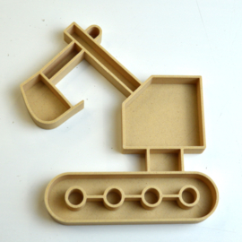 Bio playtray kraan met houtvezel