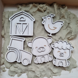 Custom - mini vulvormen set van 5