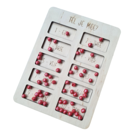 Vulvorm / speel tray 'tel je mee'