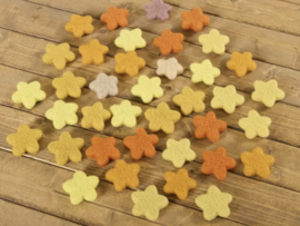 Chunky Felt Stars - Set van 35