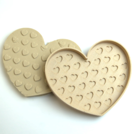 Bio playtray hart met houtvezel