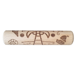 Houten roller thema ZOMER