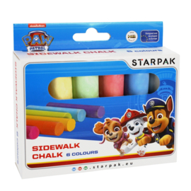 Stoepkrijt Paw Patrol - 6 kleuren