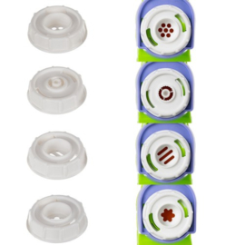 Klei set Noodle Maken -  met 4 kleuren klei - Inclusief pastamachine