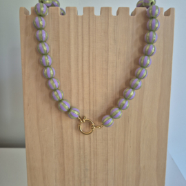 Ketting Purple Olive – paars & olijfgroen