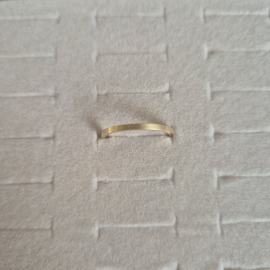 Matte Ring Goud - maat 16