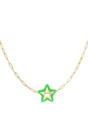 Sterren ketting Groen