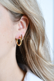 Creolen Reversible Zilver