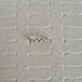 Ring Wave Zilver – Maat 17