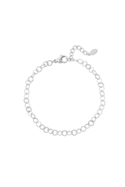Schakelarmband Zilver