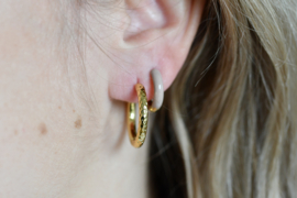 Creolen Reversible Zilver