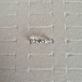RVS Ring Zilver Ster - verstelbaar
