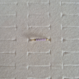Ring Beads Lila - maat 16