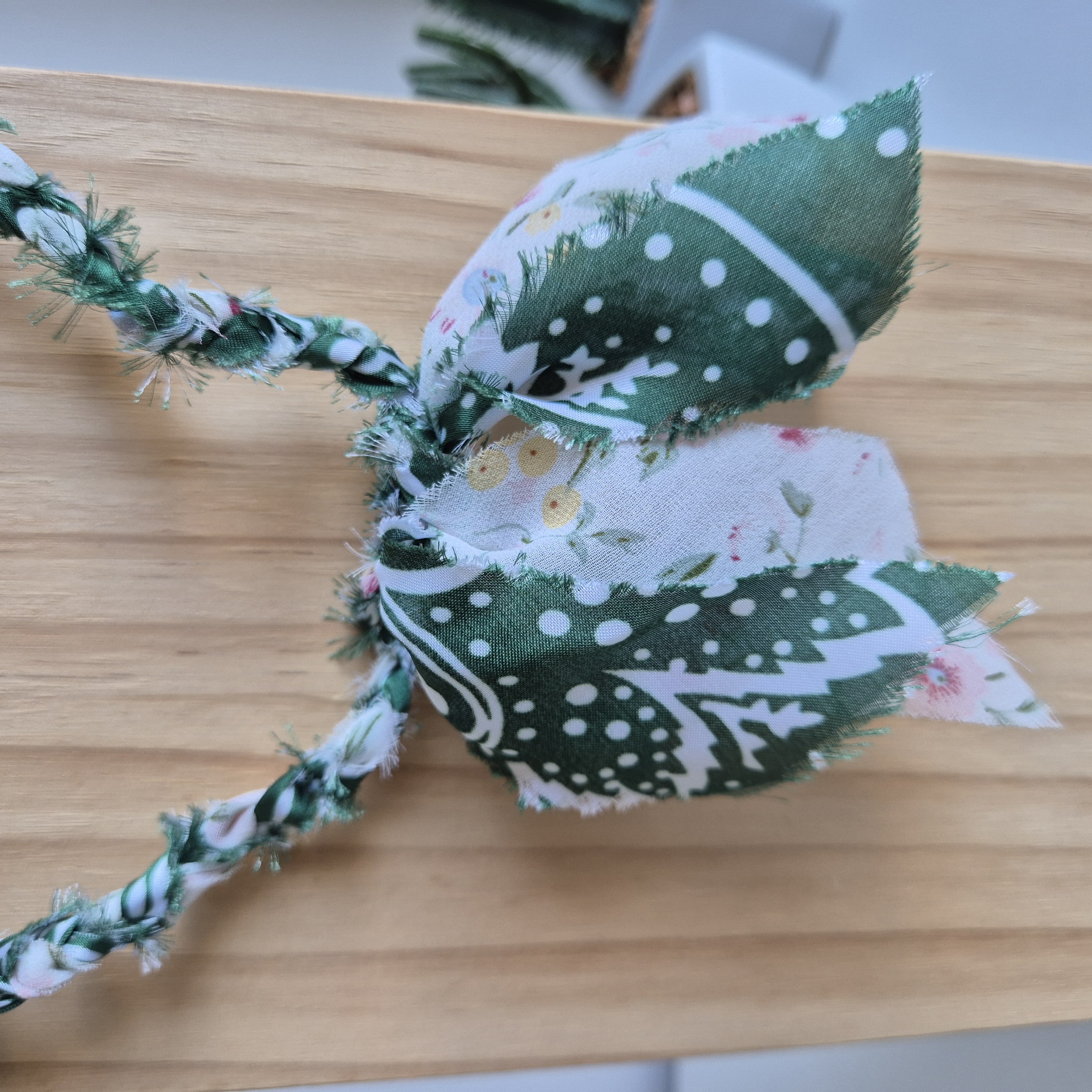 Bandana ketting Donkergroen
