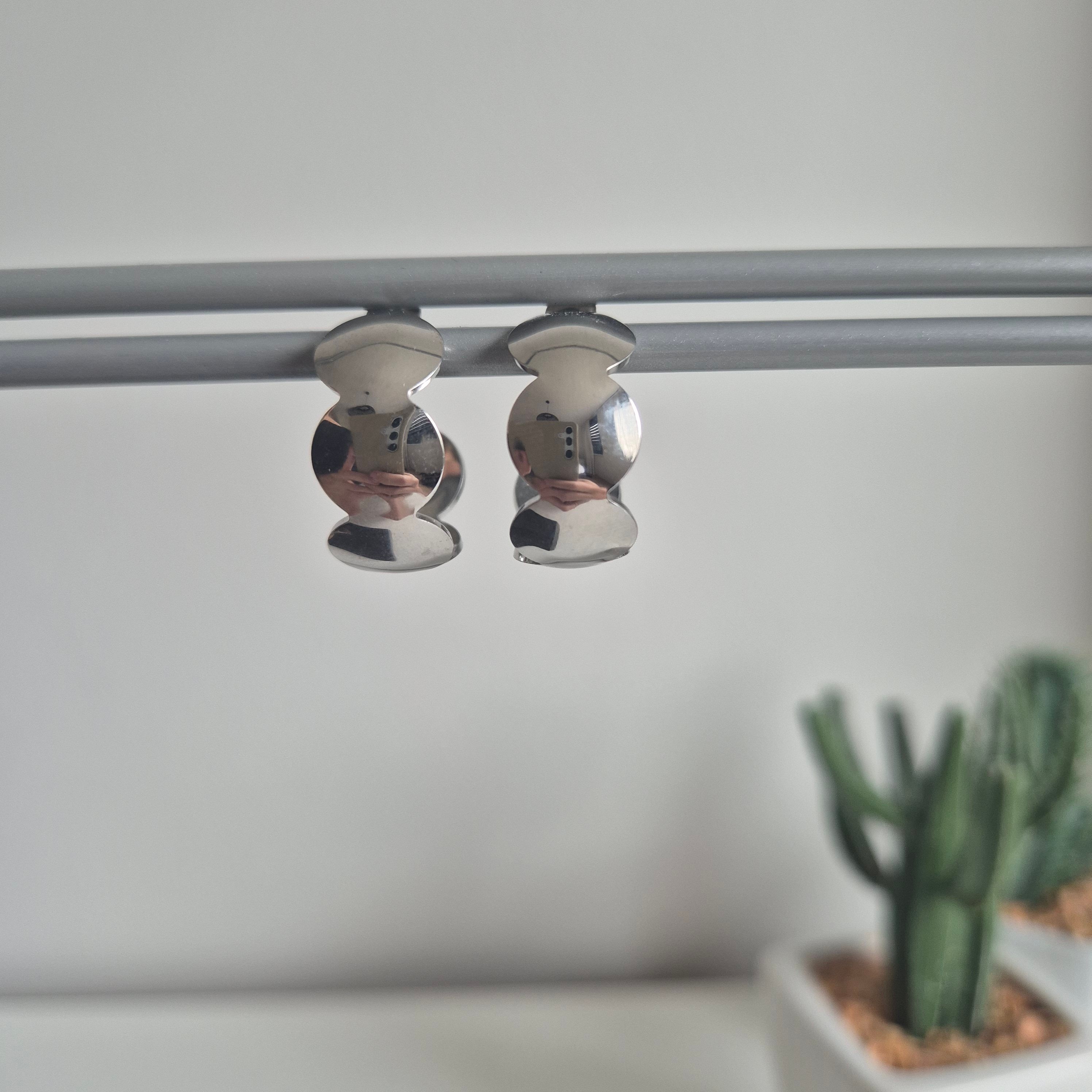 Oorbel bubble Zilver
