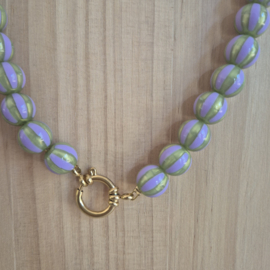 Ketting Purple Olive – paars & olijfgroen