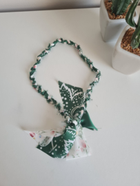 Bandana ketting Donkergroen