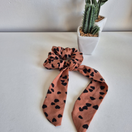 Scrunchie lint bruin