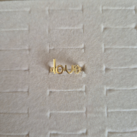 RVS Ring Love - verstelbaar
