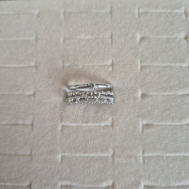 RVS Ring Zilver - verstelbaar
