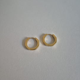 Creolen Hexagon Goud