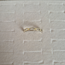 Ring Gourmet Chain Goud - maat 19