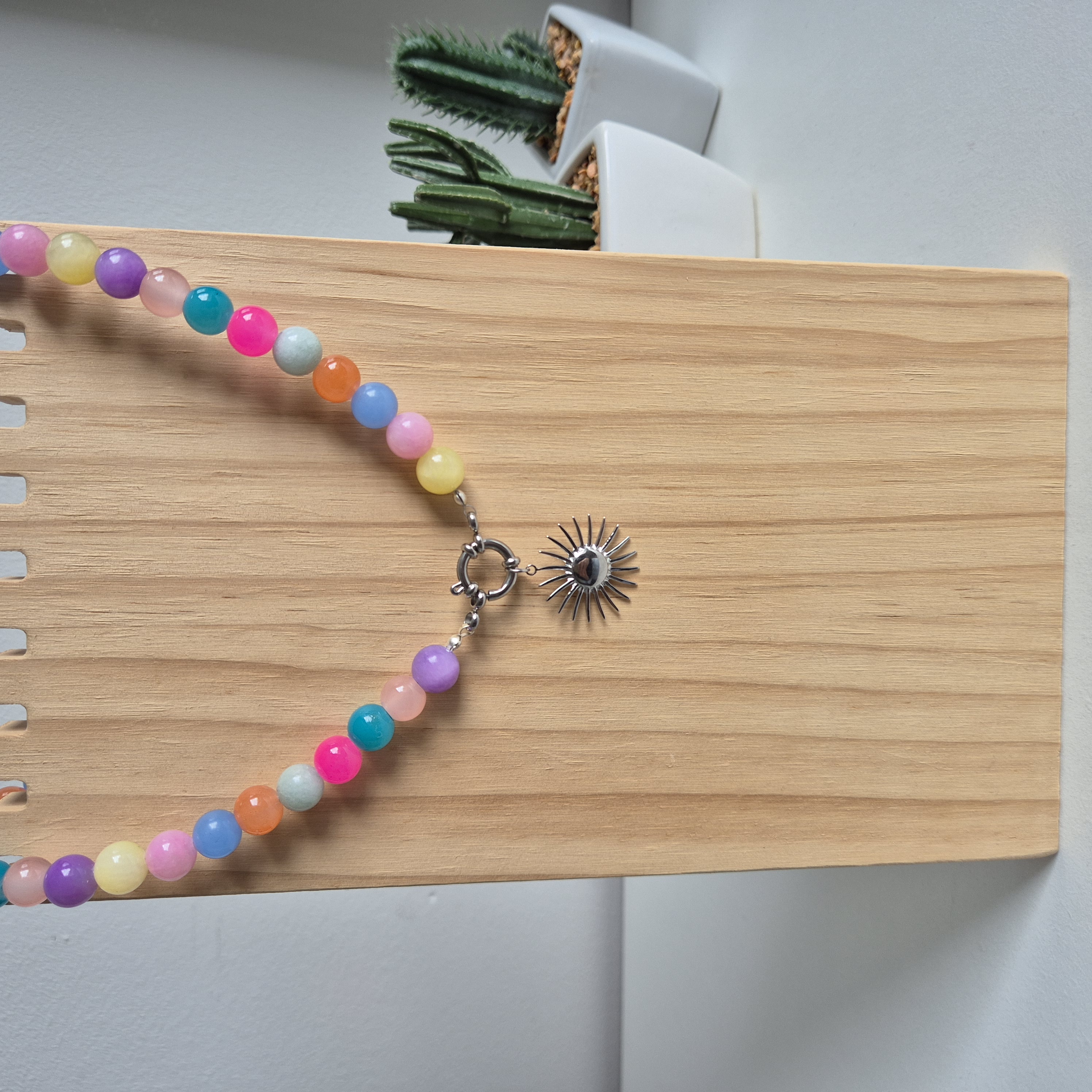 Kralenketting Sun Zilver