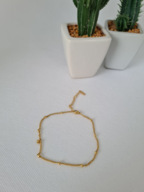 Enkelbandje Bolletjes Goud
