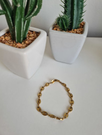 Puff Mariner Link Armbandje Goud