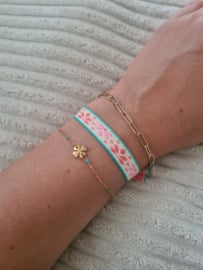 Lint armbandje Rose