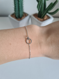 Armband cirkels Zilver