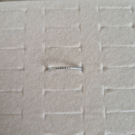 RVS Ring Zilver Dots - verstelbaar