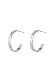 Oorring universum zilver