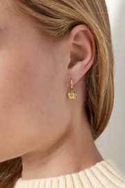 Oorbellen Flower Goud