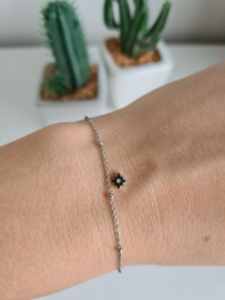 Armbandje Lucky Star zilver