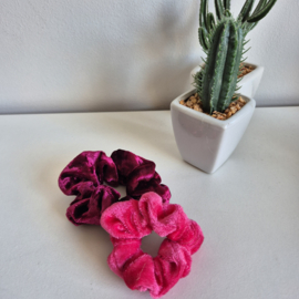 Set scrunchies Roze