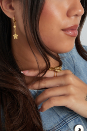 Oorbellen Happy Star Goud