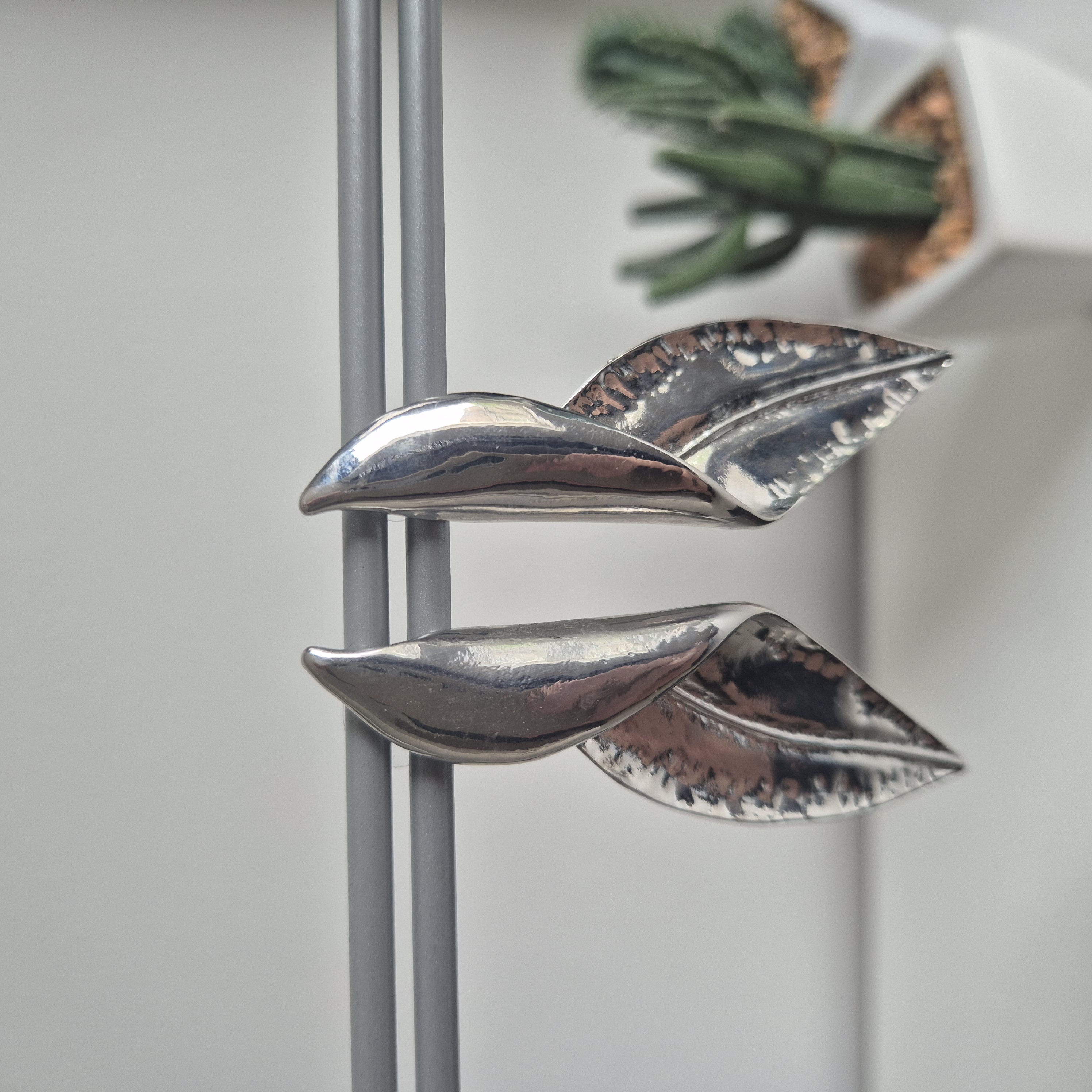 Oorbellen Twisted Zilver