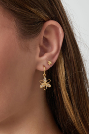 Oorbellen Wild Flower Goud
