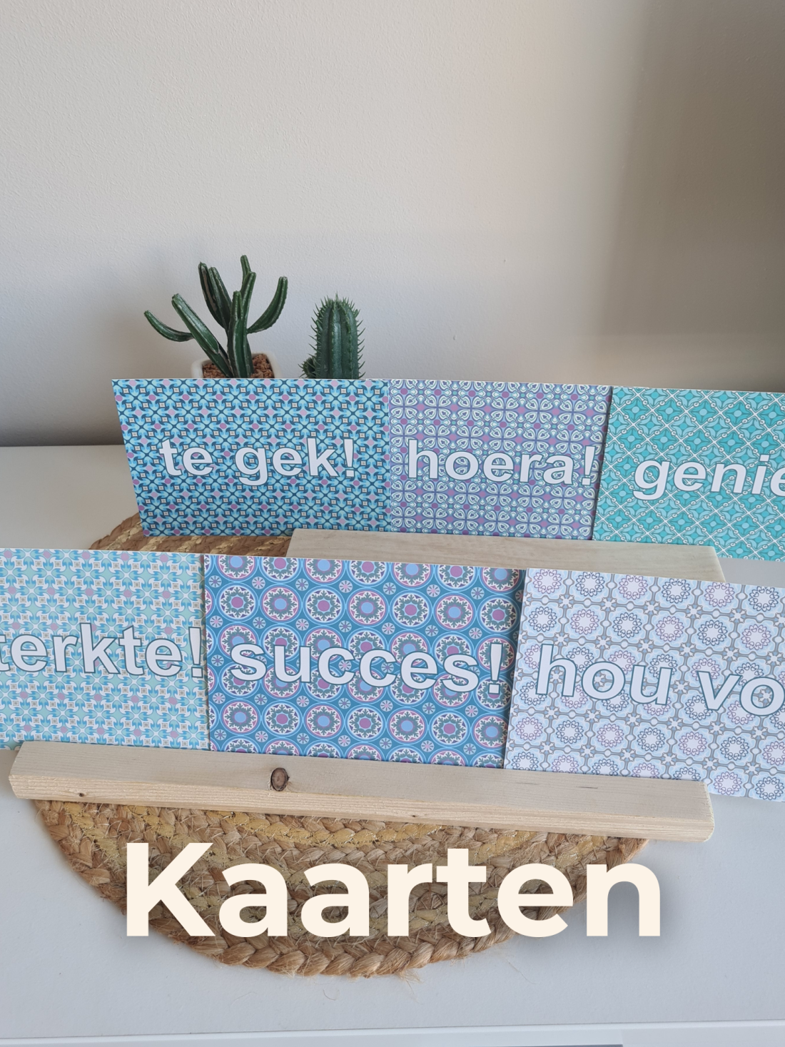 Shop handgemaakte kaartenset "Con Amore"