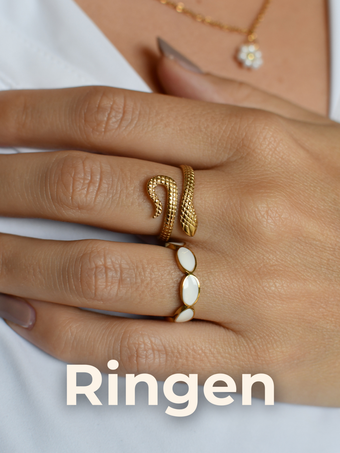 Shop verstelbare RVS ringen