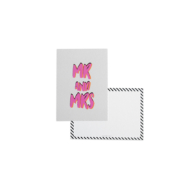 Mr & Mrs || A6 Kaart